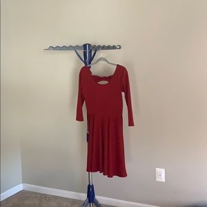 Burgundy size M dress. Bought at Francescas